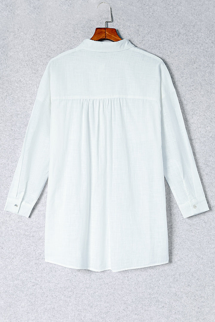 Stilla | up Longline Skjorte Med Brystlommer