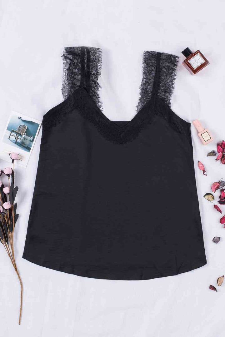 Stilla | Trim Spliced Lace Tank