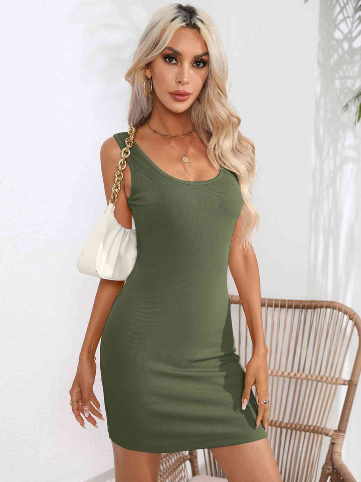 Stilla | Hals Uden Ærmer Bodycon Kjole