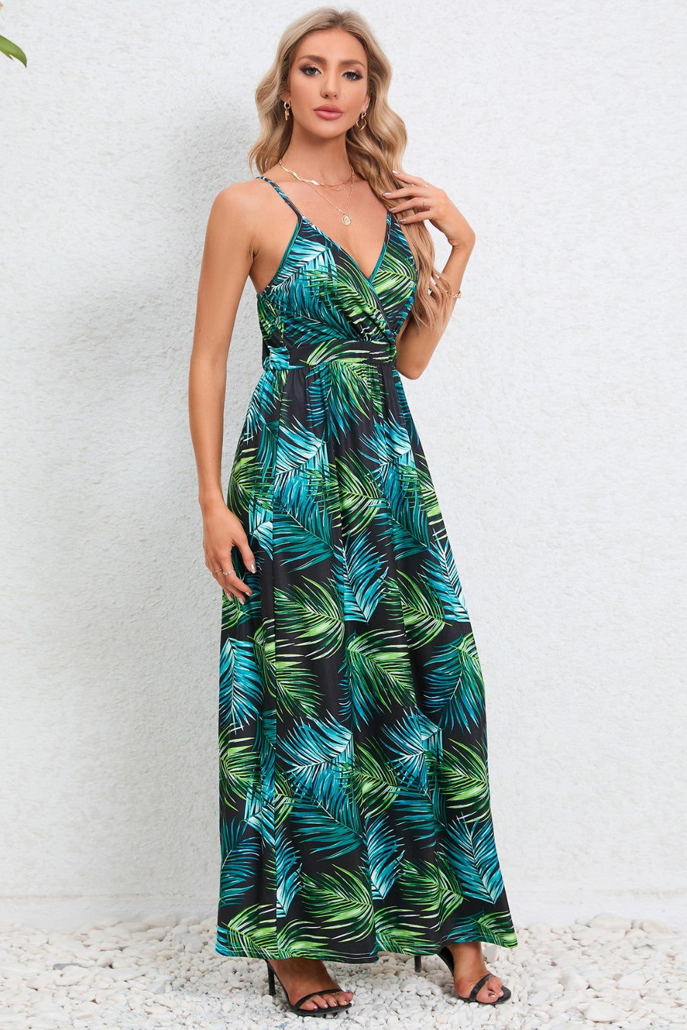 Stilla | Surplice Maxi Cami Kjole