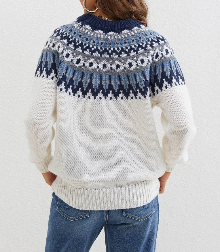 Stilla | Stilfuldt Etisk Mønstrede Sweater