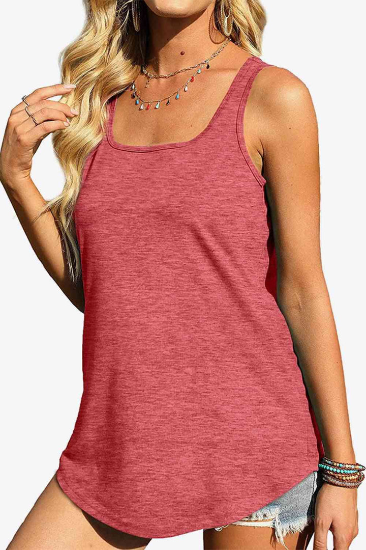 Stilla | Hem Square Neck Tank