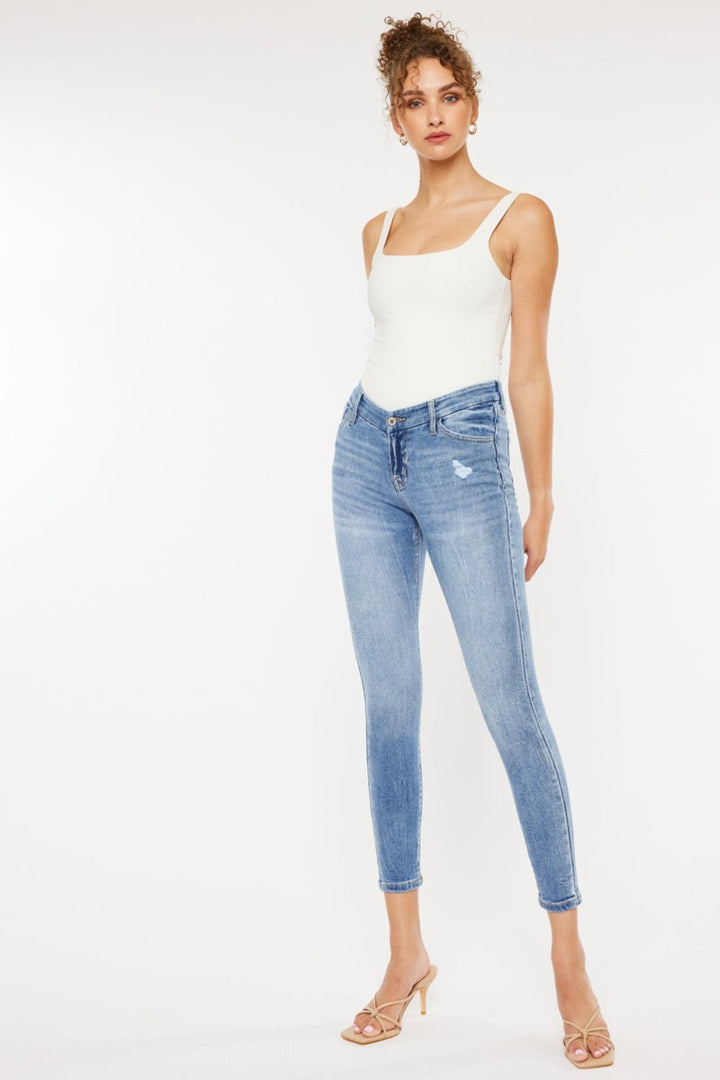 Stilla | Høj Talje Kattevipper Skinny Jeans
