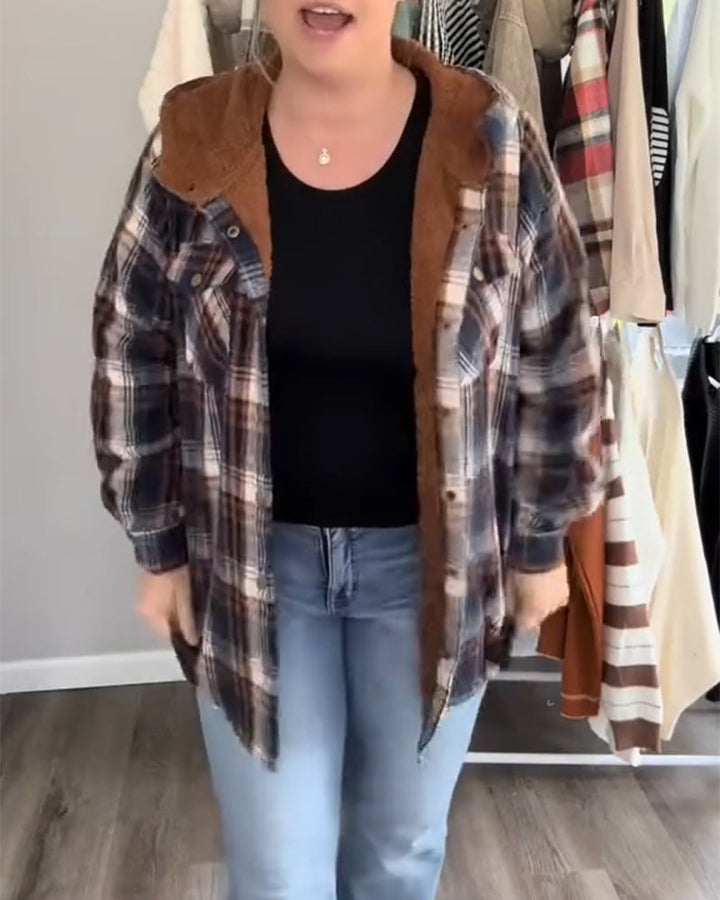 Stilla | Hoodie Uldfrakke