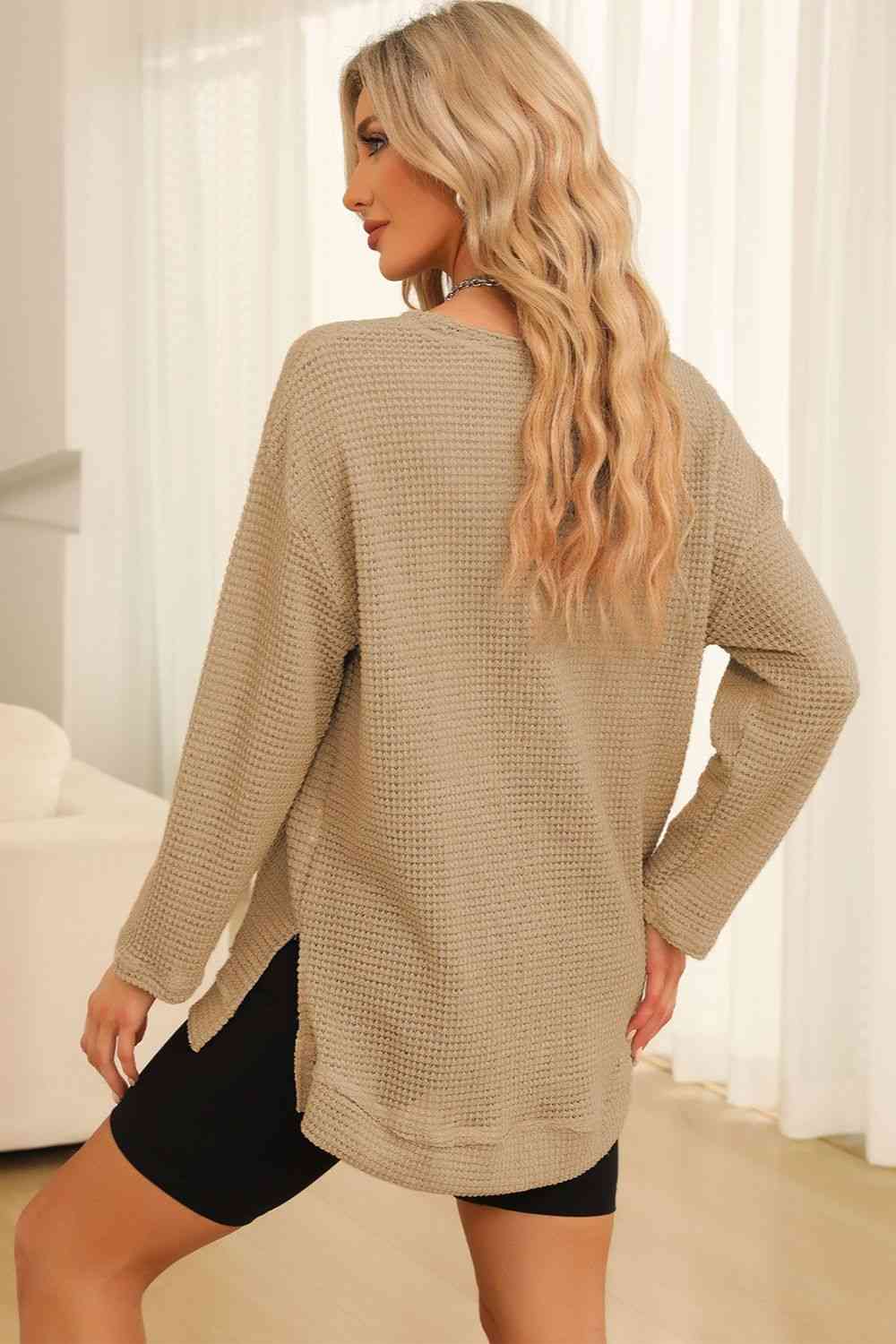 Stilla | Strik Rund Hals Langærmet Sweatshirt