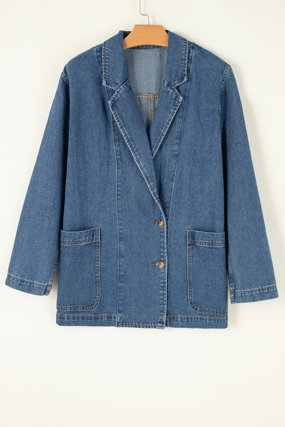 Stilla | Langærmet Denimjakke