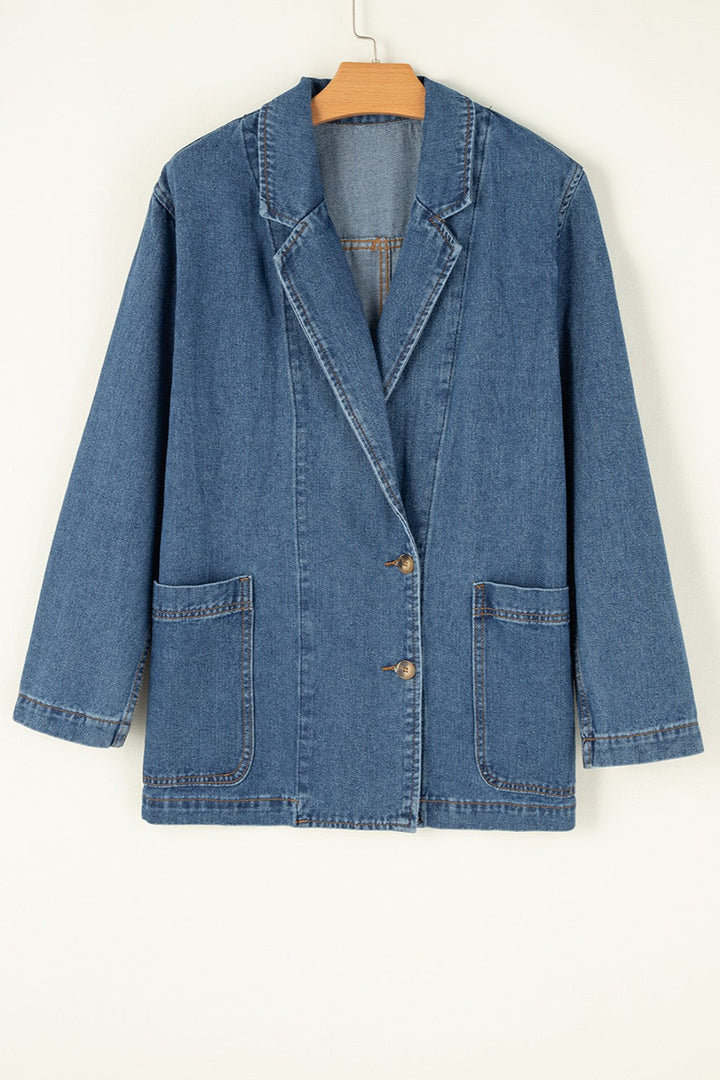 Stilla | Langærmet Denimjakke