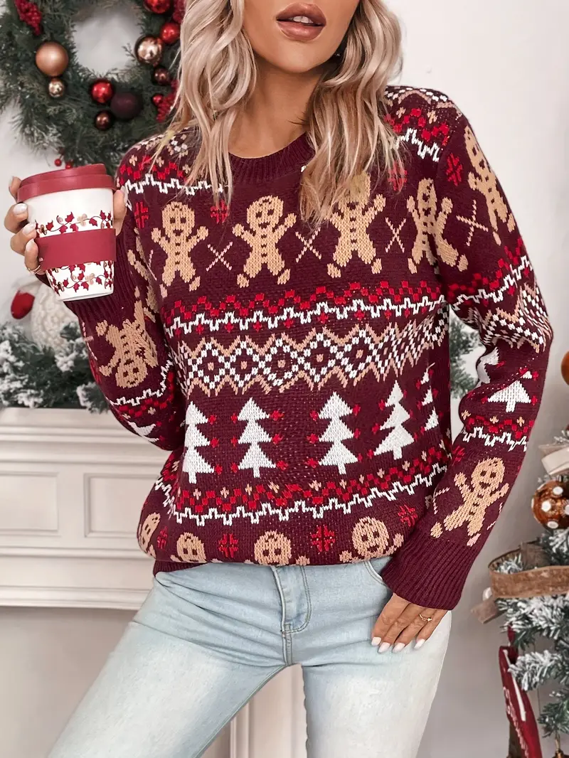 Stilla | Pullover med festligt rensdyr