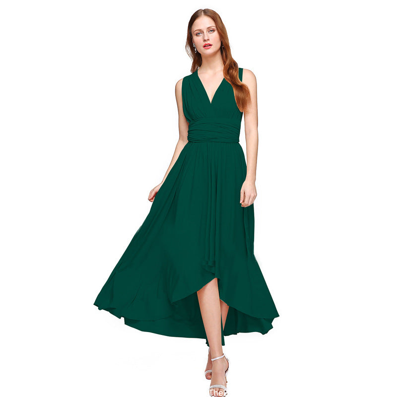 Dame Elegant Høj-Lav Maxikjole Stilla