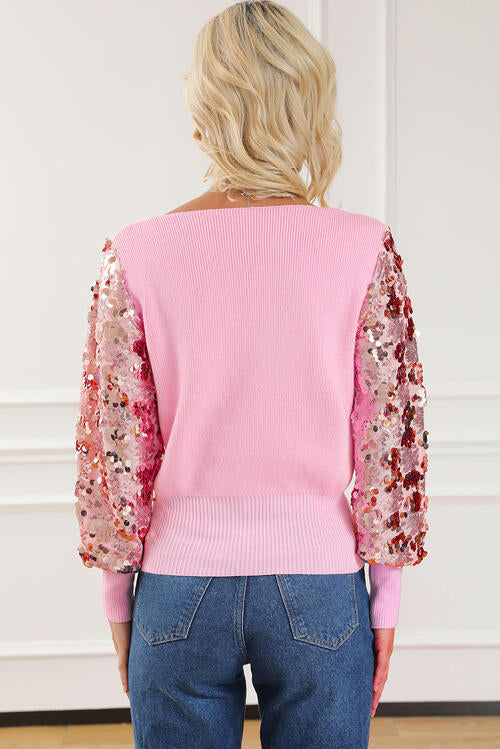 Stilla | Langærmet V-hals Sweater
