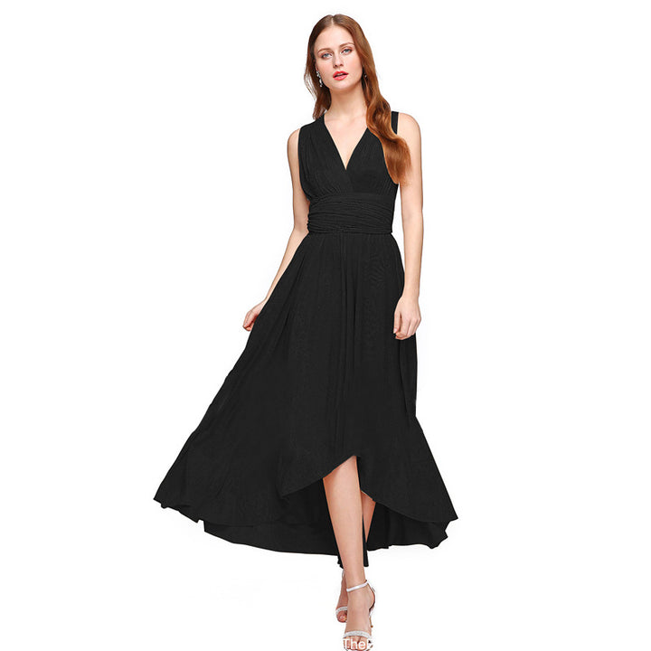 Dame Elegant Høj-Lav Maxikjole Stilla