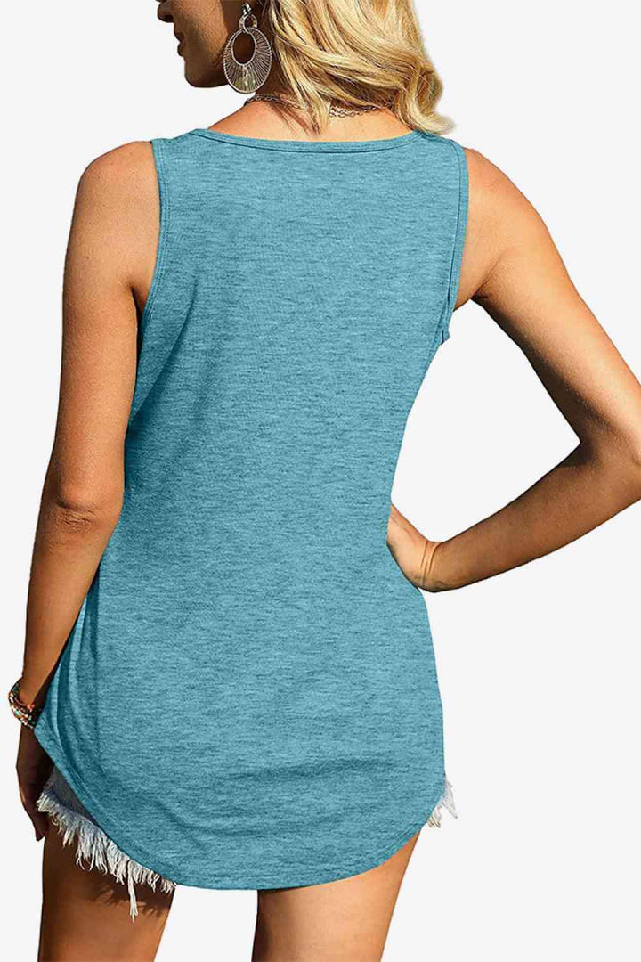Stilla | Hem Square Neck Tank