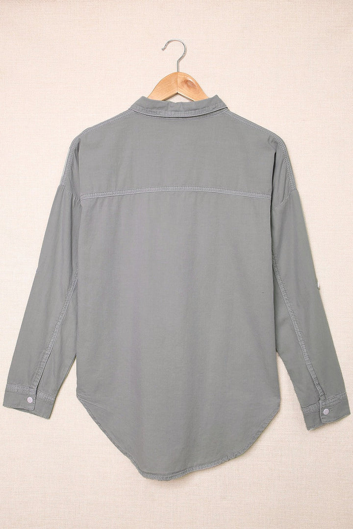Stilla | Knap-op Krave Denim Top