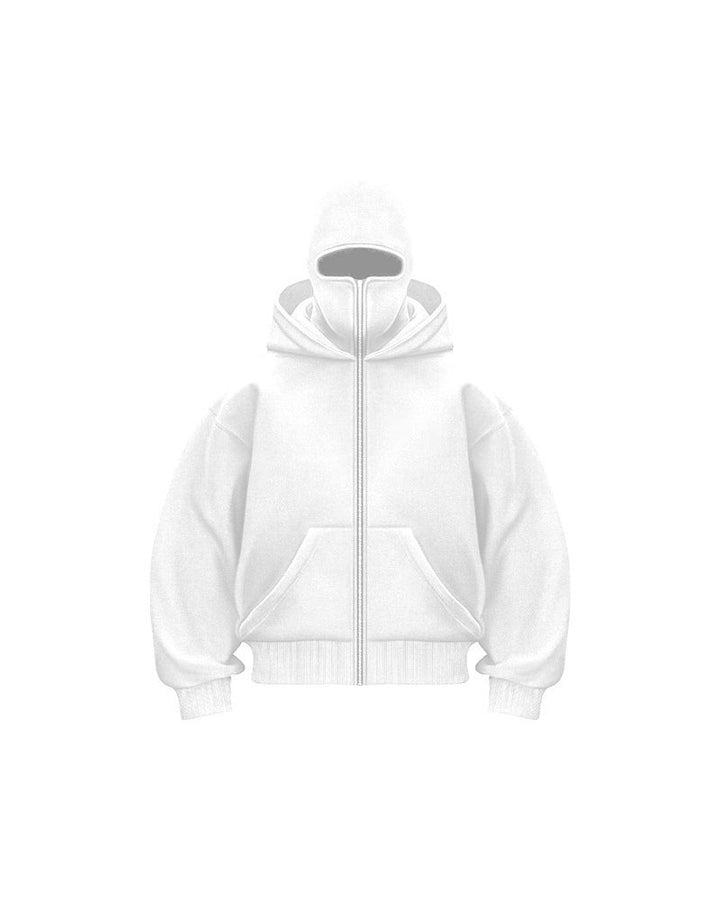 Stilla | Sweatshirt jakke med dobbelt hætte og lynlås
