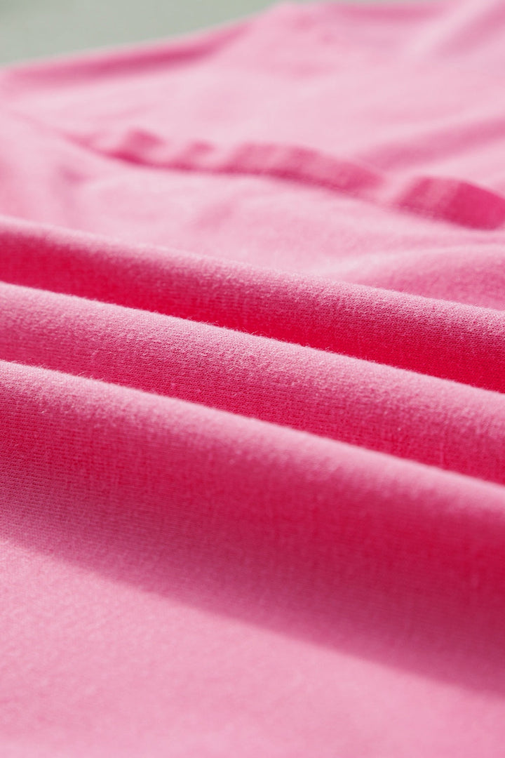 Stilla | V Hals Halv Ærme Slids T-Shirt