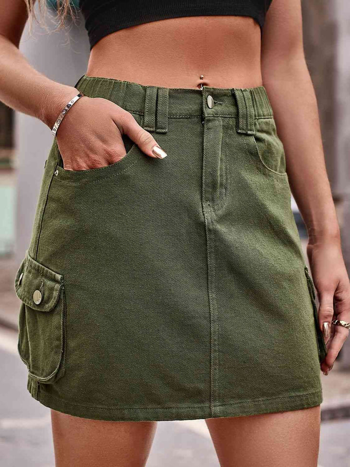 Stilla | Mini Skirt Med Lommer