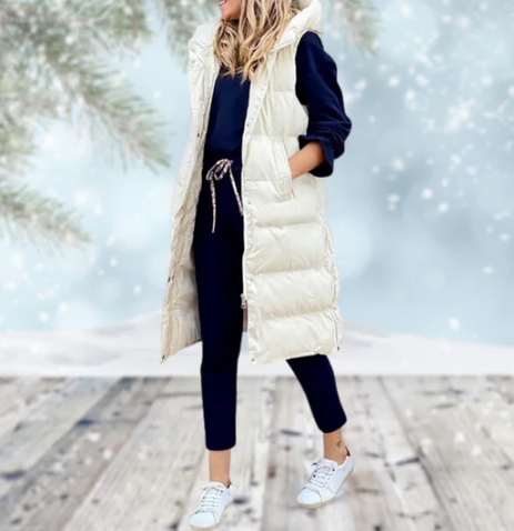 Stilla | Lang Gilet Manteau