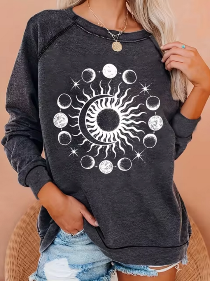 Stilla | Elegant og Læder Pullover