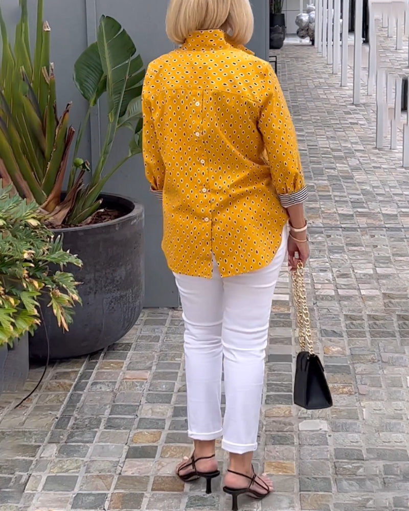 Stilla | Elegant Bluse med prikker