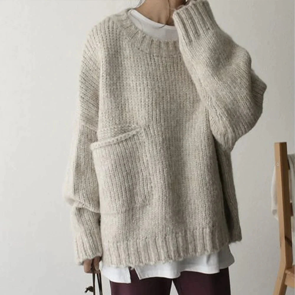 Stilla | Pullover oversized komfortabel med lomme
