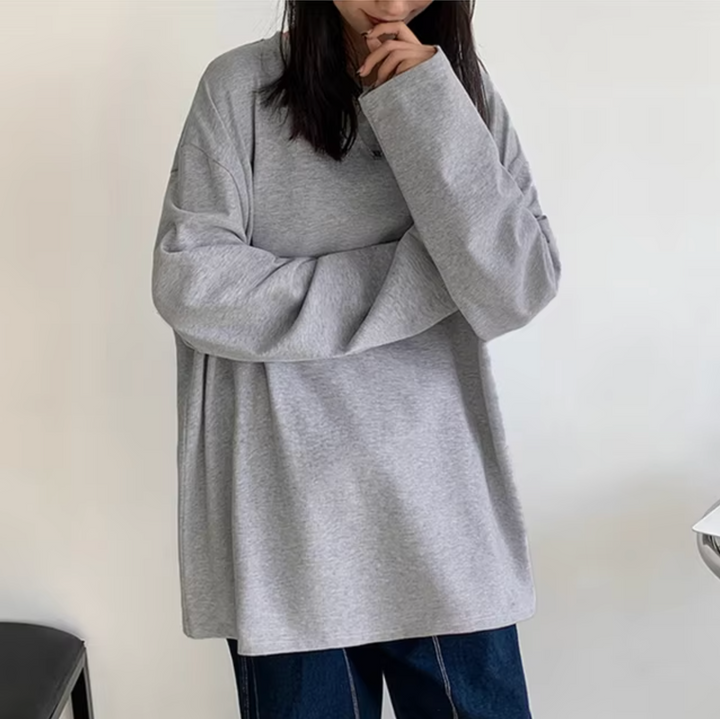 Stilla | Langærmet T-shirt i bomuld