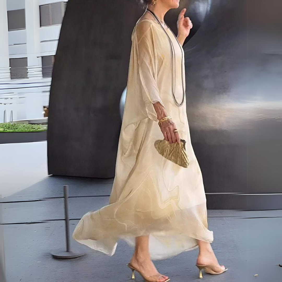 Stilla | Elegant kjole af silkeblondede