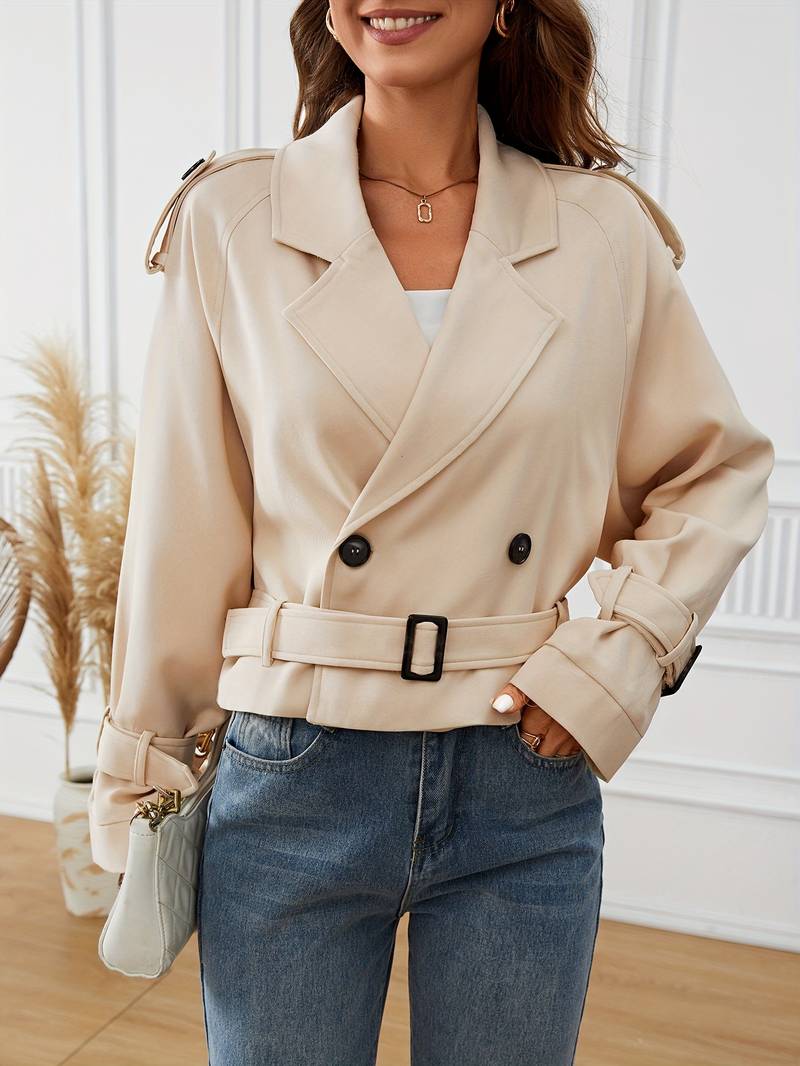Stilla | Kort Trenchcoat