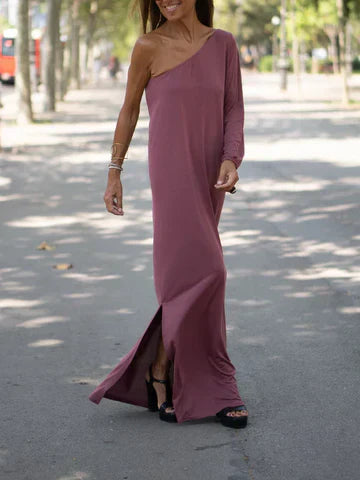 Stilla | Svingende Off-the-shoulder Maxi Dress