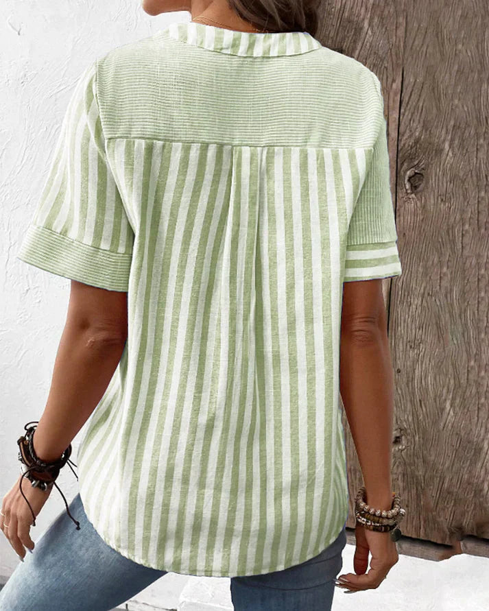 Stilla | Flot bomuldsbluse