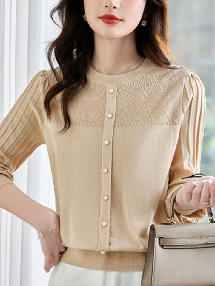 Stilla | Bluse Langærmet Knapbluse
