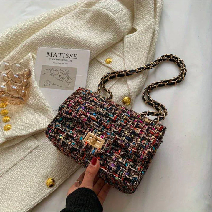 Stilla | Elegant Tweed Skuldertaske