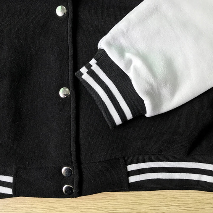 Stilla | Sort og Hvid Oversize-jakke
