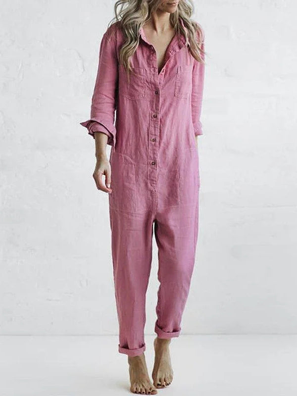 Stilla | Elegant Jumpsuit Med Lange Ærmer, Der Sikrer Stil Og Komfort