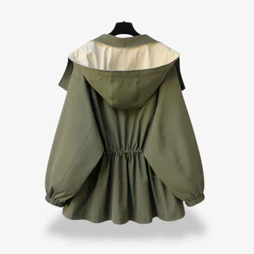 Stilla | Farveblok Trenchcoat til kvinder