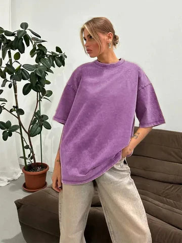 Stilla | Retro T-shirt af bomuld
