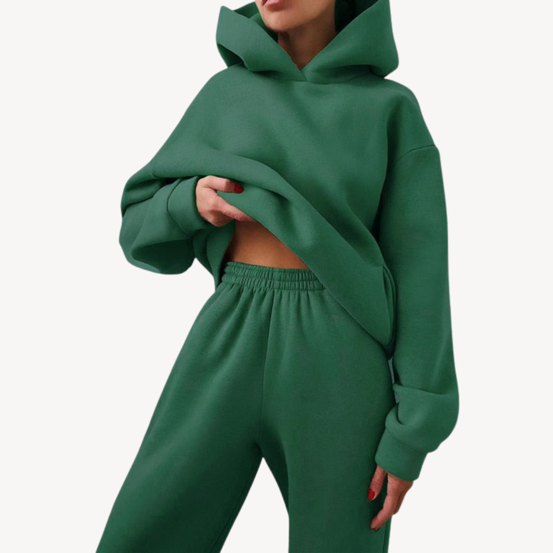 Stilla | Dame Hoodie og Joggingbukser Sæt