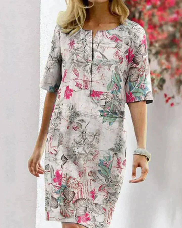 Stilla | Sommerkjole Med Elegante Print