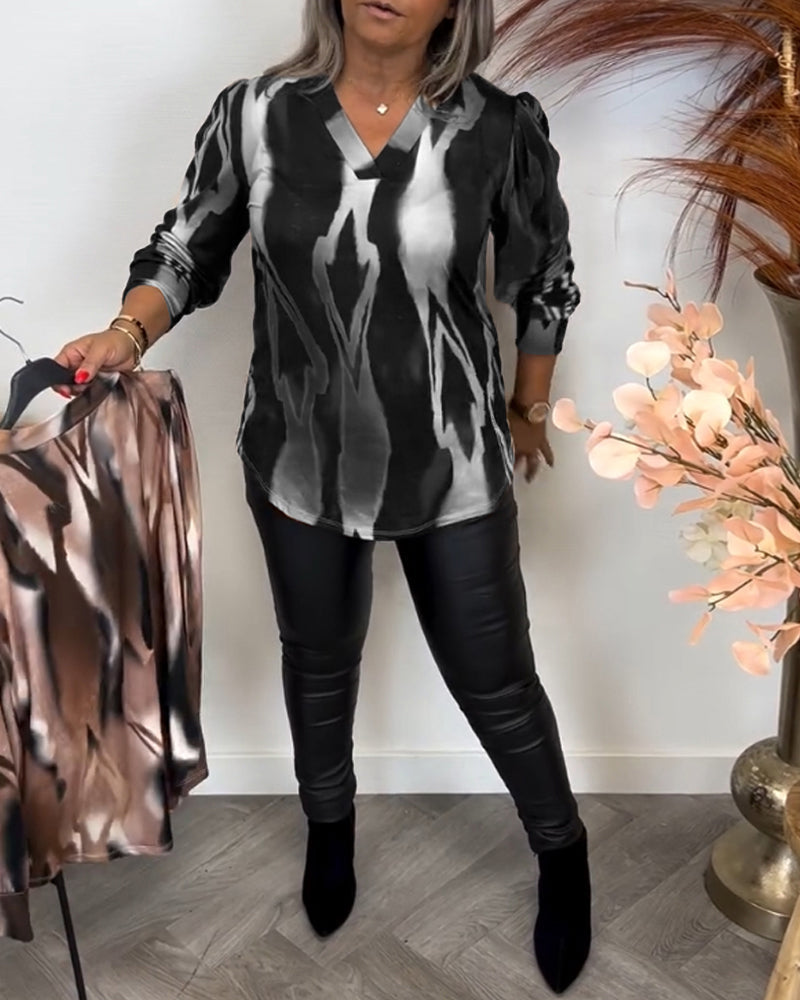 Stilla | Bluse med Kontrastfarver