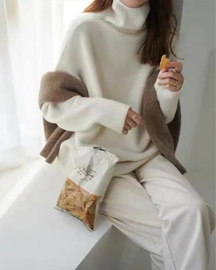 Stilla | Kashmir Rullekravepullover