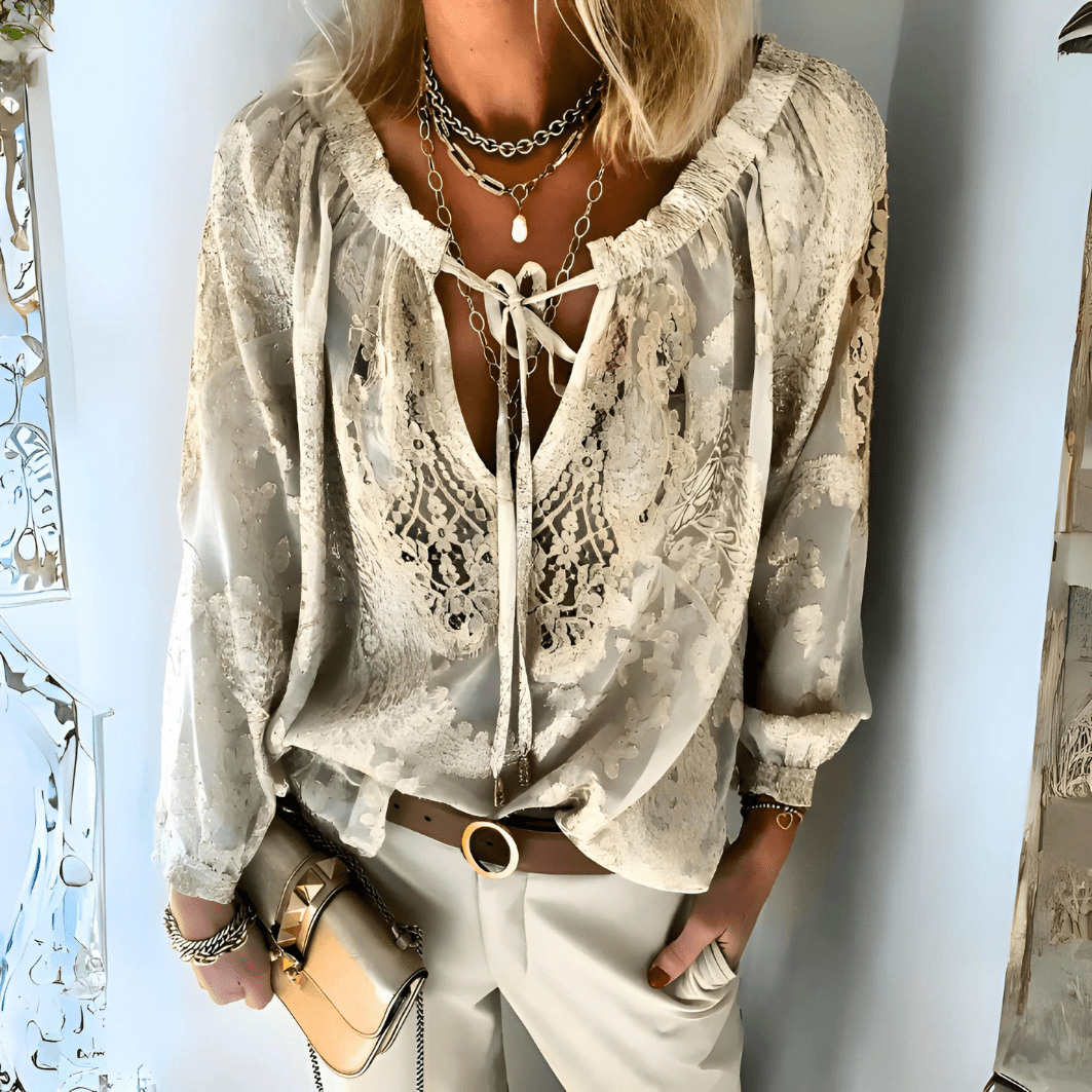 Stilla | Dame Top Elegant og Farverig