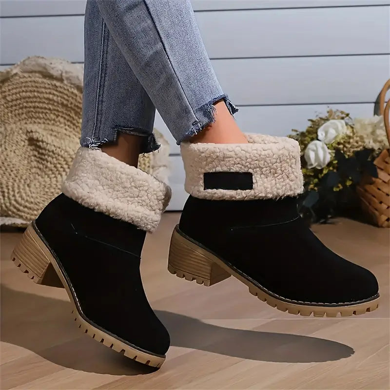 Stilla FORESTED WINTER PLATFORM ANKLE BOOT