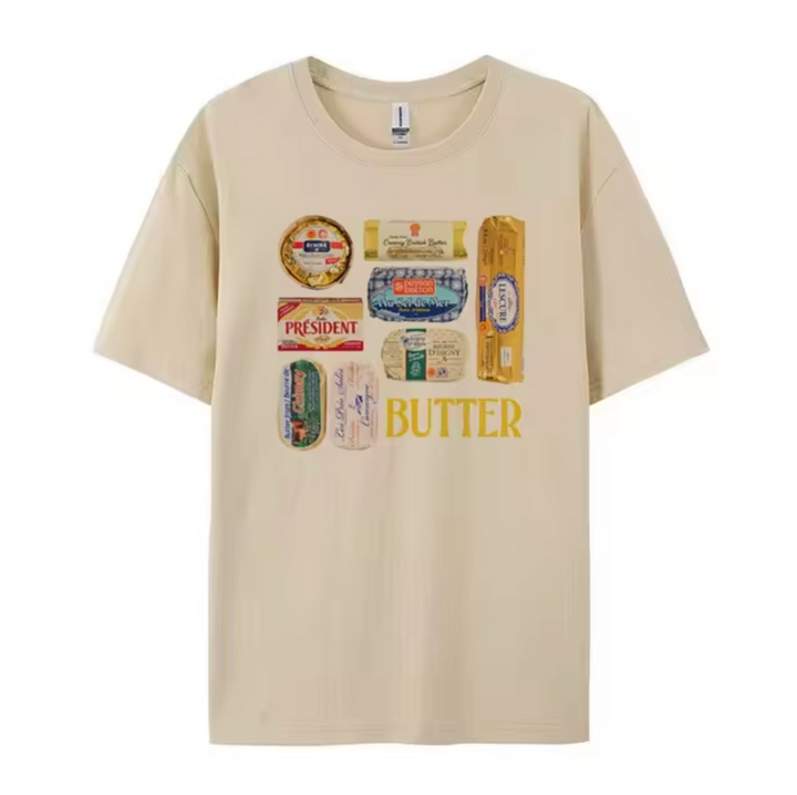Stilla | T Shirts Smør Retro