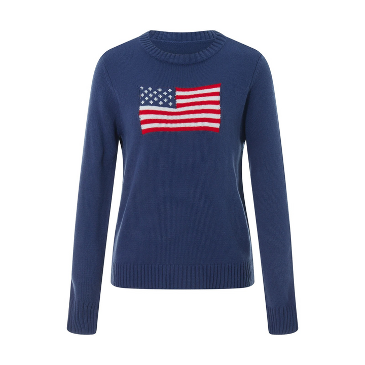 Stilla | Sweatshirt med amerikansk flag