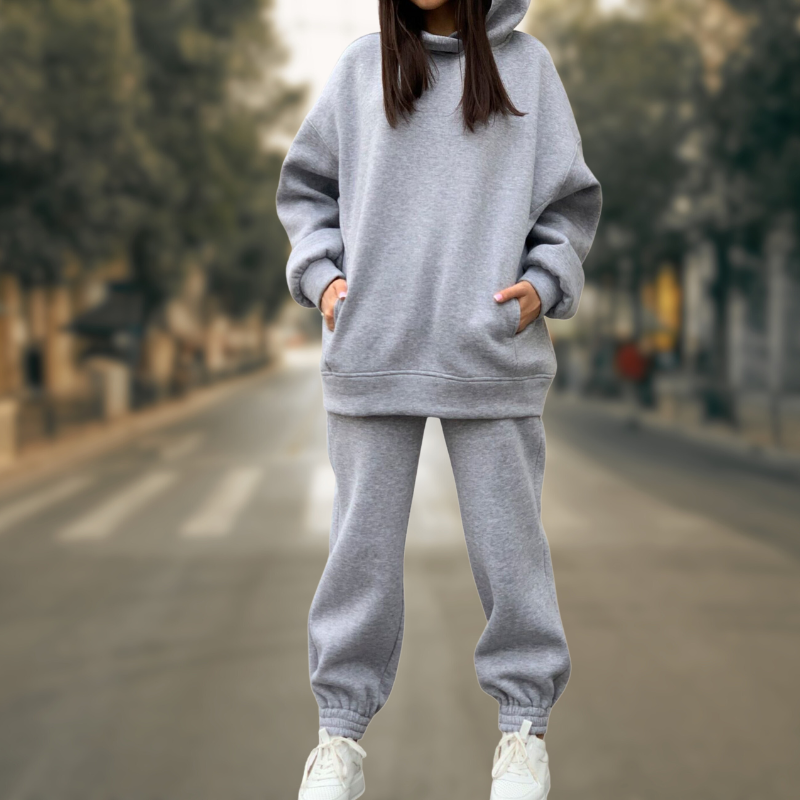 Stilla | Stilig og Trendy Hoodie og Bukser Sæt