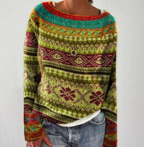 Stilla | Dame-Retro-Pullover