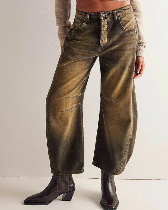 Skovae | Mid Rise Fadedejeans til kvinder