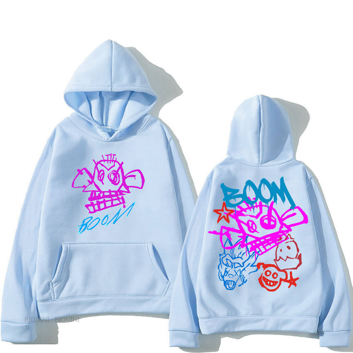 Stilla | Arcane Jinx Cartoon Langærmet Hoodie