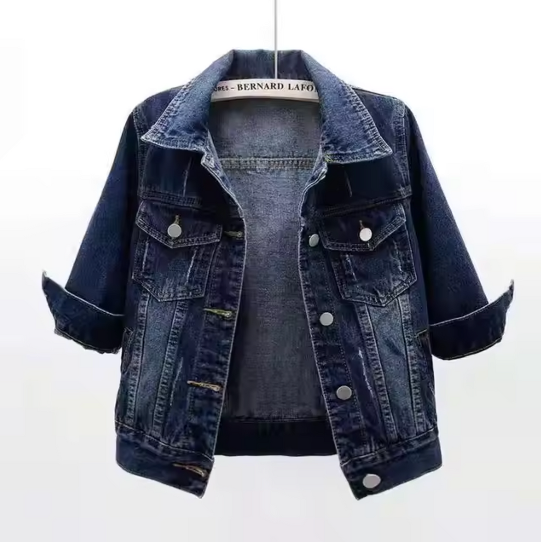 Stilla | Farvet Denim Jakke