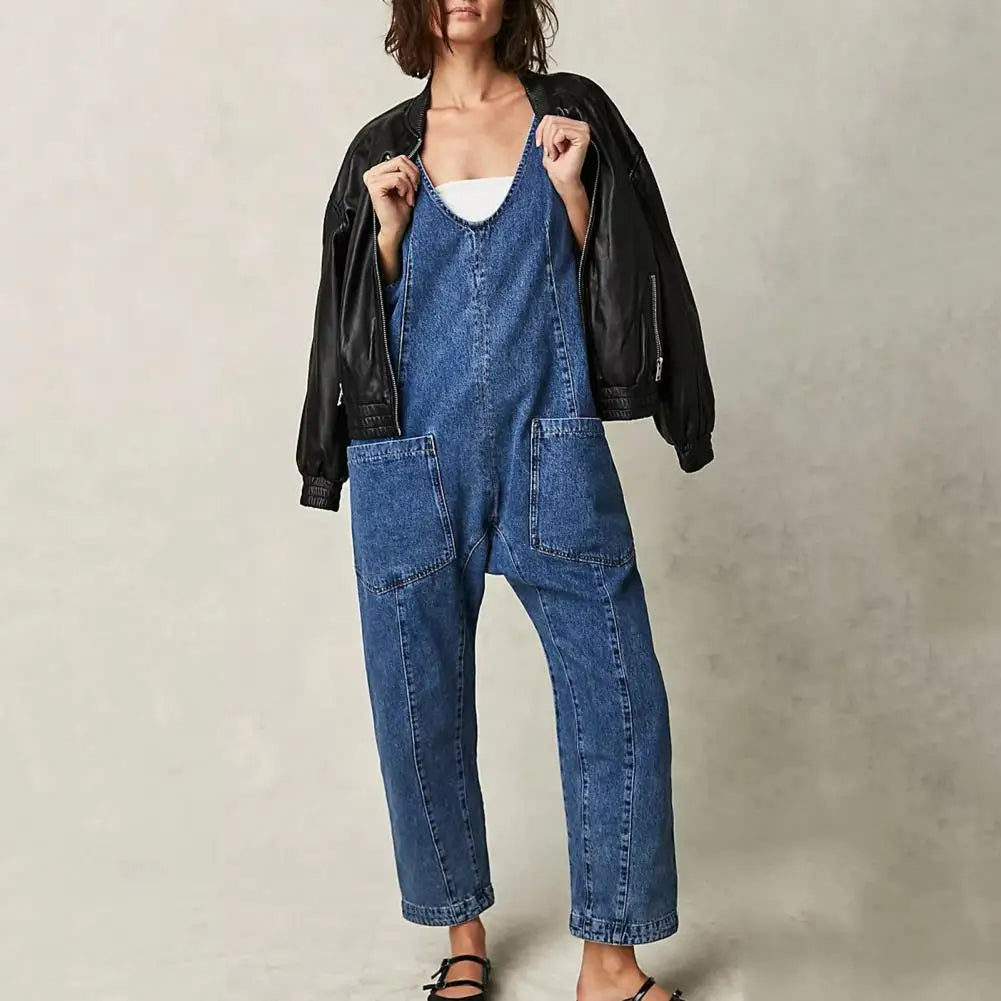 Skovae | Stilfuld denim jumpsuit
