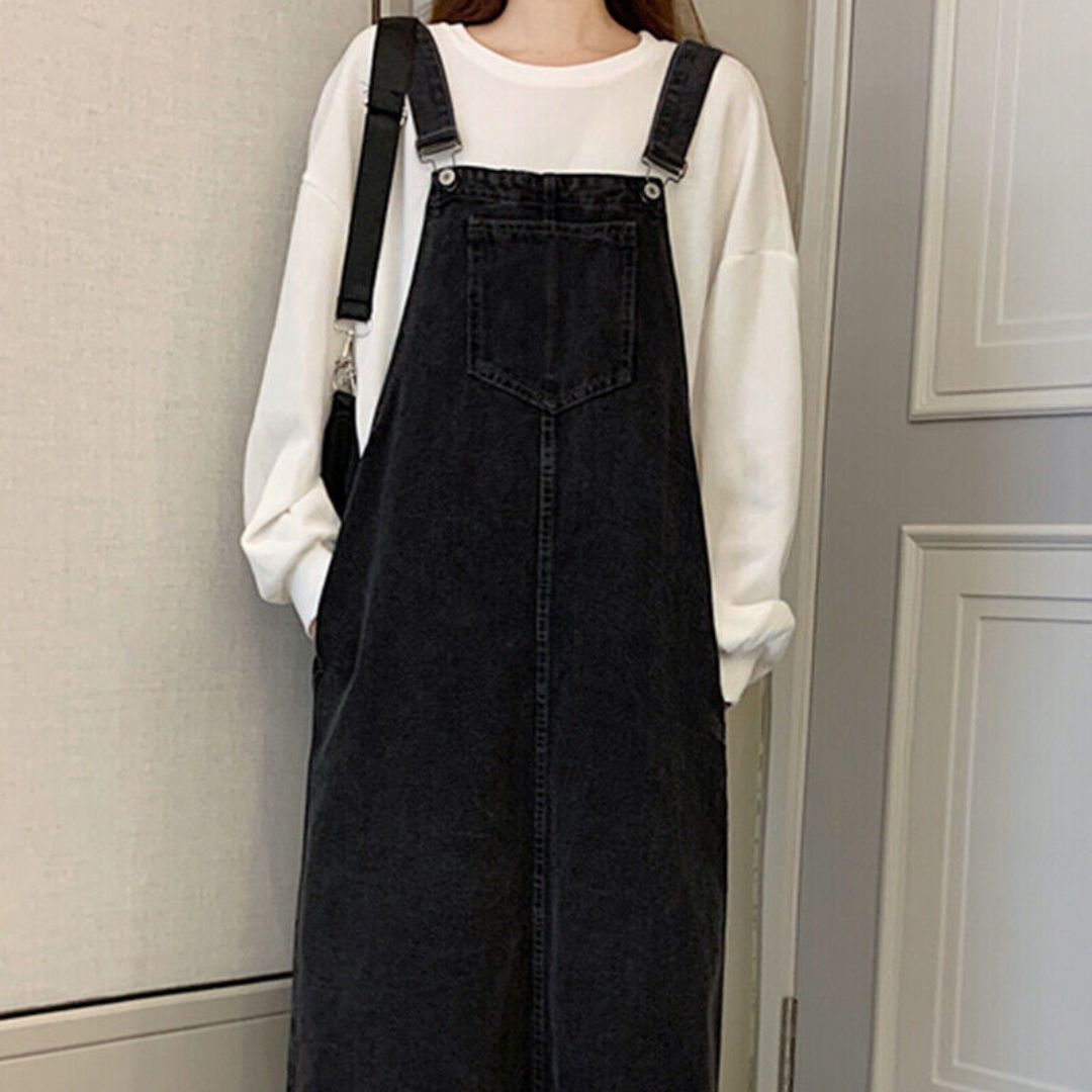 Stilla | Casual denim jumpsuit med frontlomme